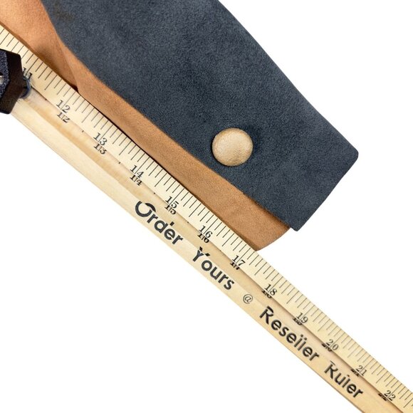 Vincent Kari Carmine Ursello Blazer Coll Suede Jacket Women S/M Colorblock - Picture 8 of 8